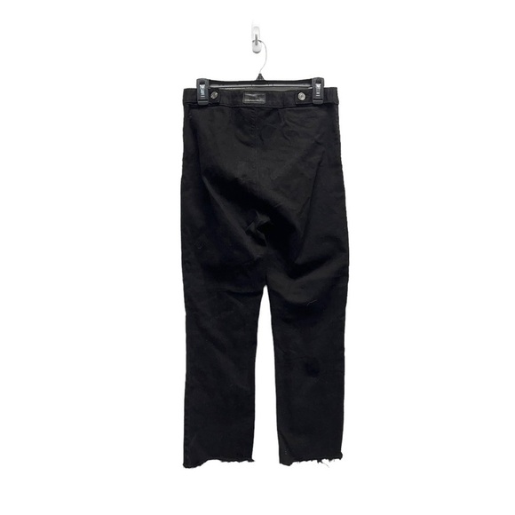 RTA Black Distressed Button Fly Jeans Crop Pants Size 29‎ - Picture 8 of 8